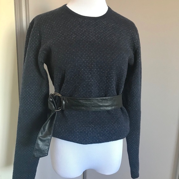 Frank & Oak Merino Polka Dot Sweater